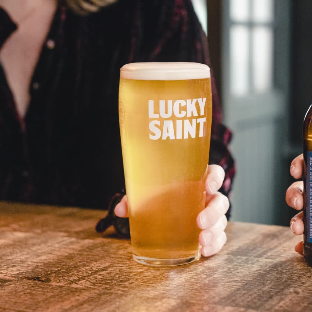 Cover Image for Free pint of Lucky Saint